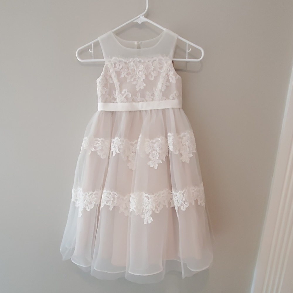 David's Bridal flower girl dress